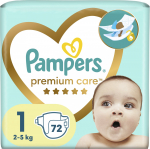 Pampers Premium Care mhkmepksid 1, 25 kg, 72 tk.