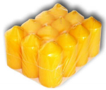 PROVENCE Candles Yellow 4x8.5cm12pcs