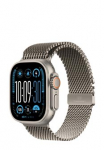 APPLE Watch Ultra 2 GPS + Cellular Natural Titanium, Natural Titanium Milanese Loop M, MX5R3FD/A, 49mm