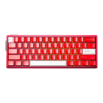 Aula AG60 EN Layout 60% juhtmega CNC alumiiniumist mehaaniline mngutabel, 8000Hz taaskuvitus, RGB taustavalgus Punane+Valge