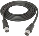 LIBOX Antennikaabel 1,5 m must (LB0158)