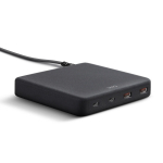 uniq HUB Surge Mini laadija 100W ssinistejasimane 2xUSB Quick Charge 3.0 + 2xUSB-C PD 3.0 (LI