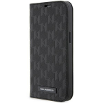 Karl Lagerfeld KLBKP14LSAKLHPK iPhone 14 Pro 6.1" raamaturiiuli tsaarilik/must Saffiano Monogram