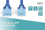 Digitus CAT 5e U/UTP rumpkaabel 3 m sinine