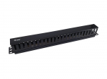 Equip 19"" Rack Mount Cable Management Panel, Black