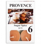 PROVENCE Tealights Sugar Spice 6pcs