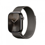 APPLE Watch Series 10 GPS + mobiilside 42 mm hall titaanist korpus hall Milanese silmusega