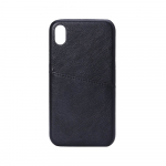 ONSALA Mobile Cover Black with Cardpocket iPhone XR