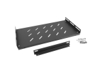 LANBERG 19-tolline prandakapp 1U, 483x220mm, maksimaalne kaal 25kg, must
