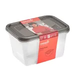 Keeeper Toidukarpide komplekt leminepoolne, 2x2L Fredo "Fresh" lbipaistev/kristallhall