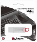 KINGSTON 256GB Exodia USB 3.2 Valge