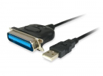 Equip USB-A-Centronics IEEE1284 36Pin St/St 1.50m Polbeutel