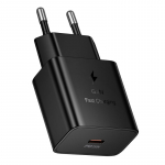 Hoco USB-C laadija QC PD 25W N76 must