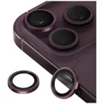 uniq Optix Prime kaameralinzi kaitse iPhone 18 Pro / iPhone 18 Pro Max jaoks, viinipunane