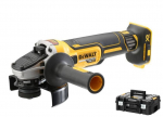 DEWALT.ANGLE GRINDER. 18V DCG405NT 125mm BL TSTAK ON ZIPPER