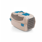Transport cage Gulliver 3 with metal door 61x40x38cm in white travertine color