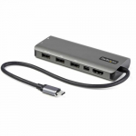 StarTech.com USB-C mitteport adapter - USB-C HDMI vi Mini DisplayPort 4K 60Hz, 100W energiakdude lekanne, 4-pordne 10Gbps USB hub - USB tpi-C mini dock - 12 juhtme koos