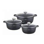 King Hoff KingHoff marmorist valmistatud pottide komplekt KINGHOFF KH-1606