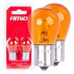Amio Halogeenlambid PY21W BA15S 12V KOLE 2tk blister
