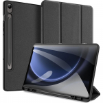 DUX DUCIS kaitsembrise karbi SAMSUNG Tab S9 FE/S10 FE must, pliiatsihoidlaga