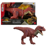 Jurassic World Rebirth Wild Roar Aucasaurus Dinosaur Toy, Tail Controlled Attack Chomp AND amp; Sound