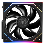 Thermalright TL-M12Q X3 PWM ARGB Must 3vnt. (120mm) Ventilatsioonifanid