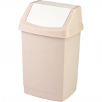 Click-it waste bucket 15L 28x23.5x43.8cm beige