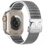 Beline Apple Watchi 42/44/45/49mm riidest nailonist diagonaalstiilis langevarjurihm 42/44/45/49mm hall