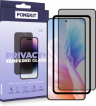 FoneKit Privaatsus+ Tist Kaitsesuus -panssarilasi, Samsung Galaxy S25 Edge (2.5D Tist Kaitsesuus Privaatsuslaast)