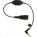 Jabra henda LINK Mobile QD 3,5 mm pistikuga, vastuse vajutusega