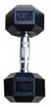 Hex rubber dumbbell 30kg