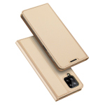 Dux Ducis Skin Pro raamustppise hekordse kaitsekastiga Samsung Galaxy A22 4G kuldne