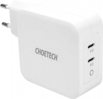 Choetech PD6008 GaN 2xUSB Type-C 100W White