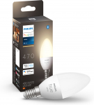 Philips Hue White lylamppu, E14, kynttillamppu, 470 lm (929003021101)