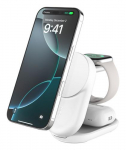 BELKIN Qi2 fitness-jlgija, krvaklapid, nutitelefon, nutikell valge USB traadita laadimine kiirlaadimine siseruumides