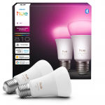 Philips Hue LED-nutiklampp, valge ja vrviline valgus, E27, 810 lm, 2-pakend (929003853405)