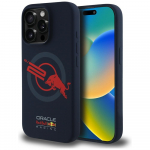 Red Bull Etui HC Silikoon ORBR20 Logo punane vooder do iPhone 15 Pro MagSafe granatowy