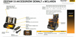 DeWalt 33-Piece ACCESSORIES SET WITH ANGLE ATTACHMENT / MACLAREN