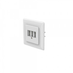 Hama 00201144 telephone connection box White Plastic 1 pc(s)