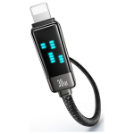 USAMS Kabel USB-C na Lightning 30W 1.2m tsingisulamist kiirlaadimiskaabel Meteor seeria SJ743USB02 (US-SJ743)