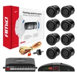 Amio Parkimisteetaja ssteemi LED 8 sensor must "GOLD" 18mm