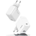 USAMS CC339 T76 45W GaN kiire laadija USB-C seinalaadija valge