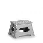 ZELLER STOOL FOLDABLE PLASTIC GREY