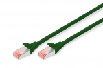 Digitus CAT 6 S-FTP patch cable. LSOH. AWG 27/7. Length 3m. green