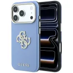 GUESS IPhone 18 Pro / 17 Pro juhtkese Smooth AND Big Strass Logo, sinine