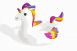 Inflatable Unicorn Swimming Ring 119 x 91 cm Bestway 36159