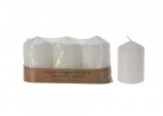 Home Styling Collection Pillar candles set white 3pcs
