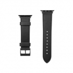 Fixed | Rihm Apple Watch 42/44/45/46/49mm jaoks | Must | Nahast