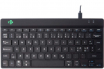 R-Go Compact Break ergonoomiline klaviatuur, must (RGOCONDWDBL)