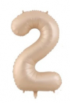 Riff 1m Folio Balloon Number 2 Matte Beige